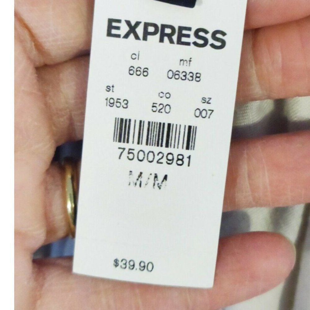 Express Women's Dress Tunic sheer sleeve Sz M - Picture 4 of 4